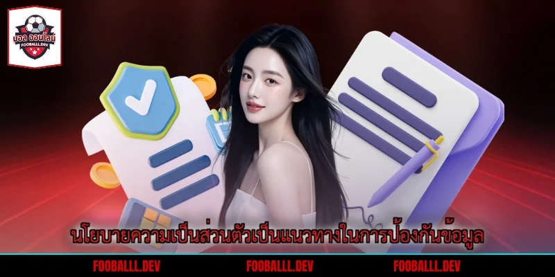นโยบายความเป็นส่วนตัวเป็นแนวทางในการป้องกันข้อมูล