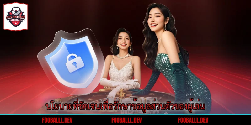 นโยบายที่ชัดเจนเพื่อรักษาข้อมูลส่วนตัวของผู้เล่น