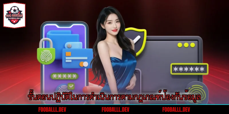 ขั้นตอนปฏิบัติในการดำเนินการตามกฎเกณฑ์ป้องกันข้อมูล